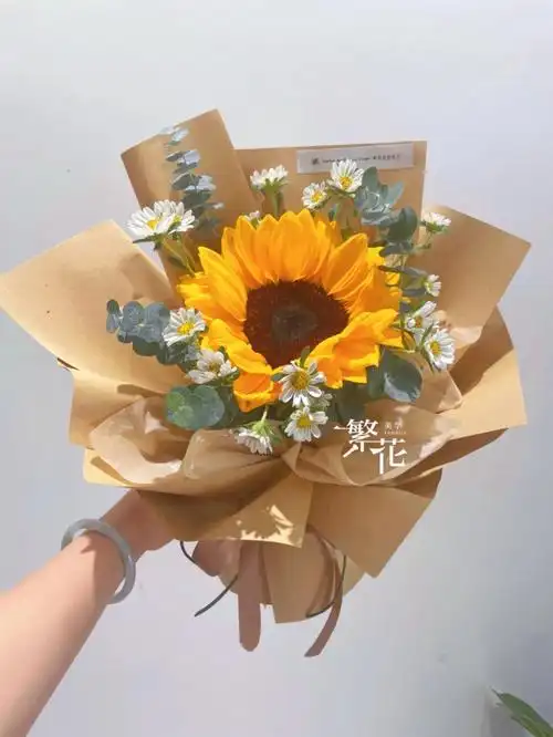 单支向日葵小花束