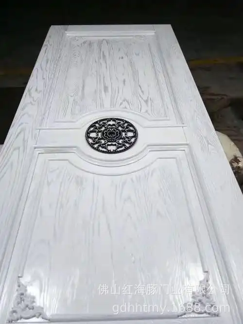 豪华实木门 佛山红海豚水曲柳开放漆原木门 标准烤漆房做漆