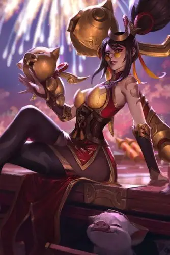 英雄联盟vn薇恩暗夜猎手烈焰美人至臻皮肤19,高清图片,手机壁纸