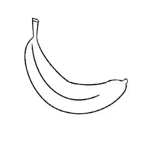 香蕉图片简笔画 香蕉图片简笔画儿童画彩色