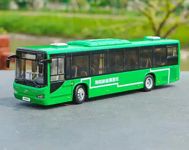 1:42 原厂 苏州金龙 海格客车 b92h 海格新能源 公交车 巴士模型 宇通