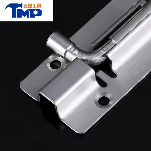 jingping304不锈钢插销门扣门栓木门鼻锁扣搭扣老式门闩防盗门小插销