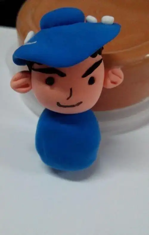 爱生气的小男孩超轻粘土橡皮泥手工制作