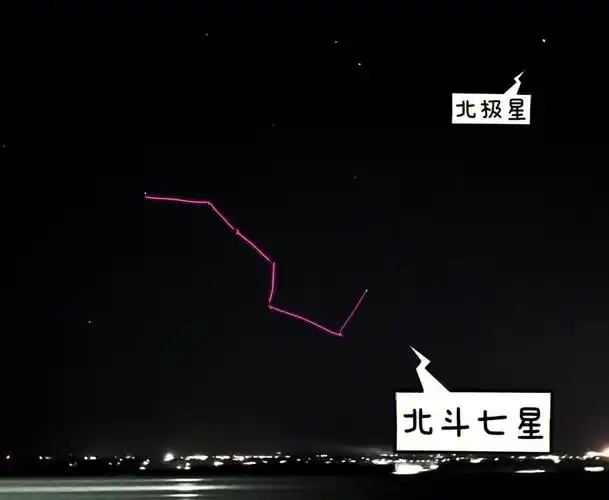 中卫旅行在中卫拍到了北斗七星和北极星呀