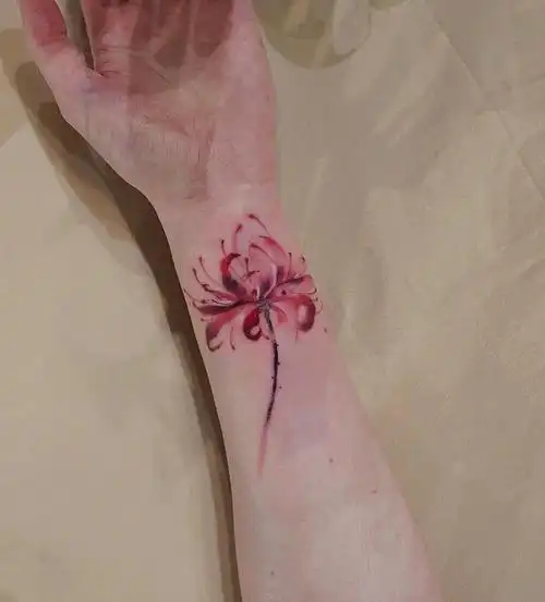 墨尔本61koizhou61彼岸花61纹身遮盖