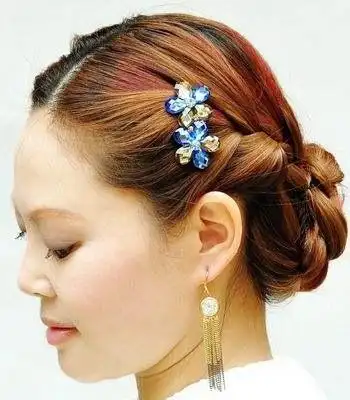 中年盘发简单易学五种 发簪盘发简单易学五种-图片大观-奇异网