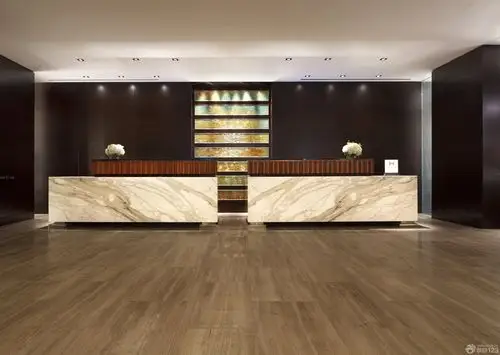 小宾馆大厅仿木地板地砖装修效果图片大全