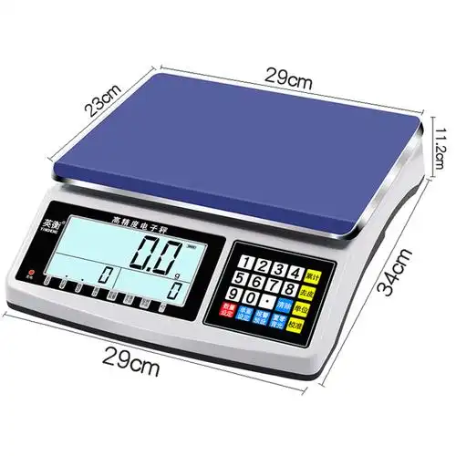 1g高精度电子台秤精准计数秤商用计价秤工业精密克称