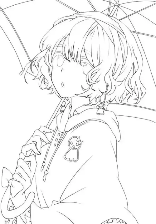 一组干净的线稿素材干货拿去临摹哟