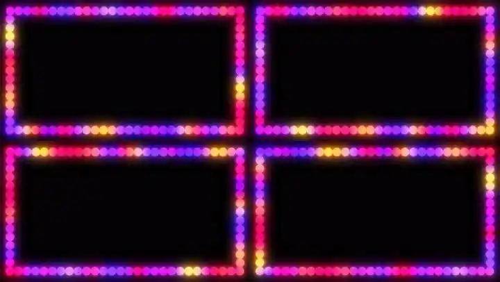 4k彩色跑马灯无缝循环