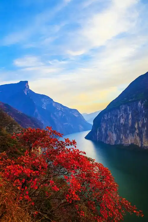 【红叶映三峡(1)摄影图片】长江三峡风光摄影_太平洋电脑网摄影部落