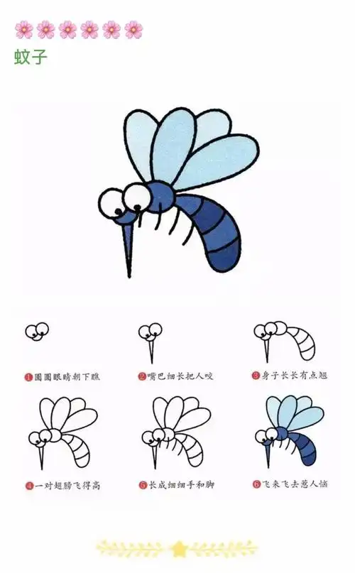 二年级美术 绘画~小昆虫