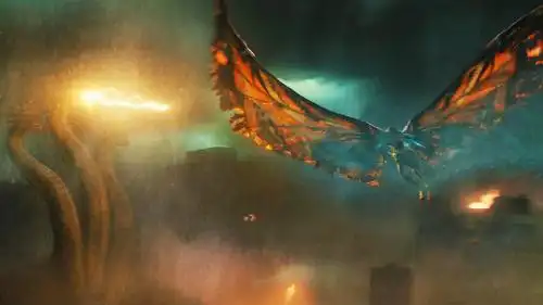 《哥斯拉2》新预告,基多拉狂射魔斯拉!帅爆!