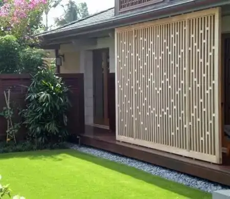 各式各样的景观屏风_联庭院