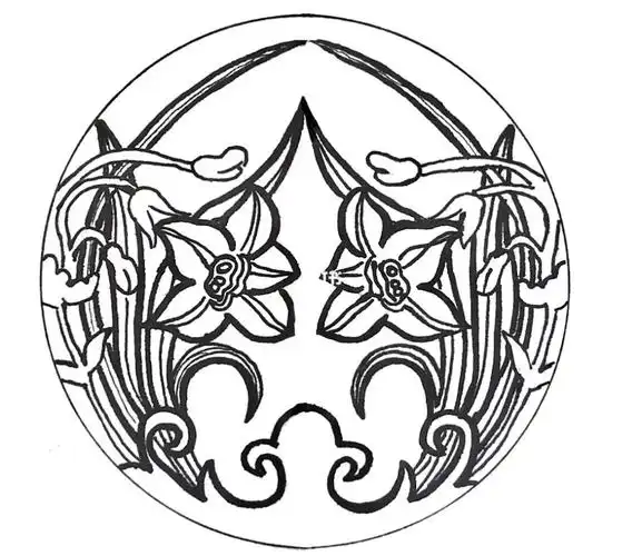 轴对称  #纹样  #花纹