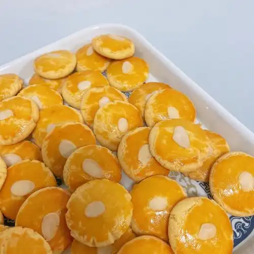 杏仁奶酥小饼干可可杏仁饼干