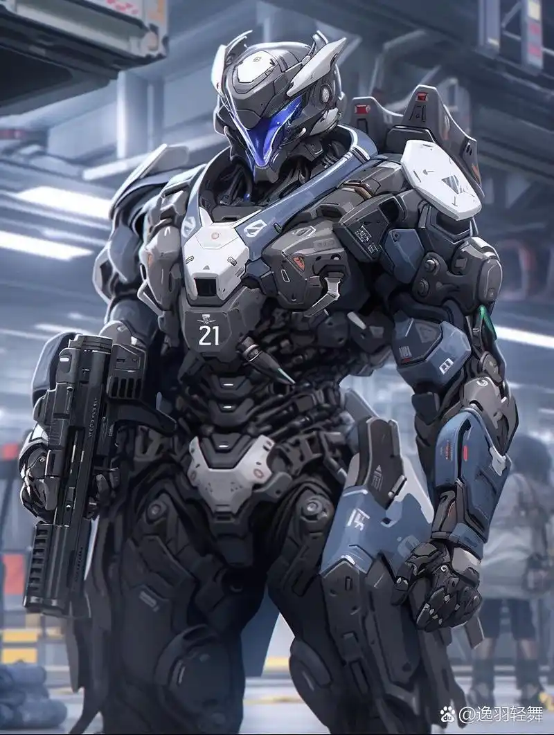 超酷赛博朋克机甲