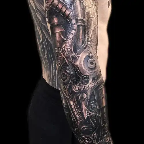 机械臂机械臂——久目》还没_纹身吧社区 - 纹身大咖
