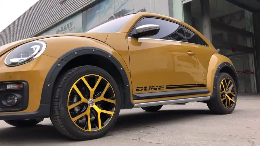 大众甲壳虫轮毂改色风格瞬间的蜕变