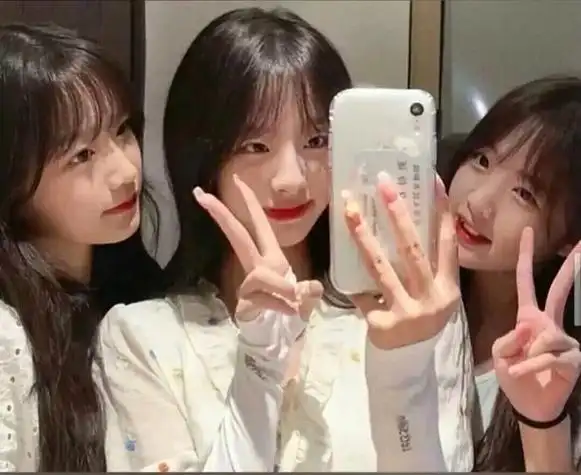 三人闺蜜头像海可枯石可烂塑料姐妹不可断腾讯新闻