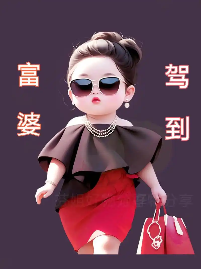 富婆就是这么酷,不怕你胖就怕你不时尚#富婆 ##就是这么酷