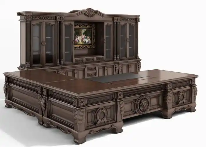 美式风格总裁大班台