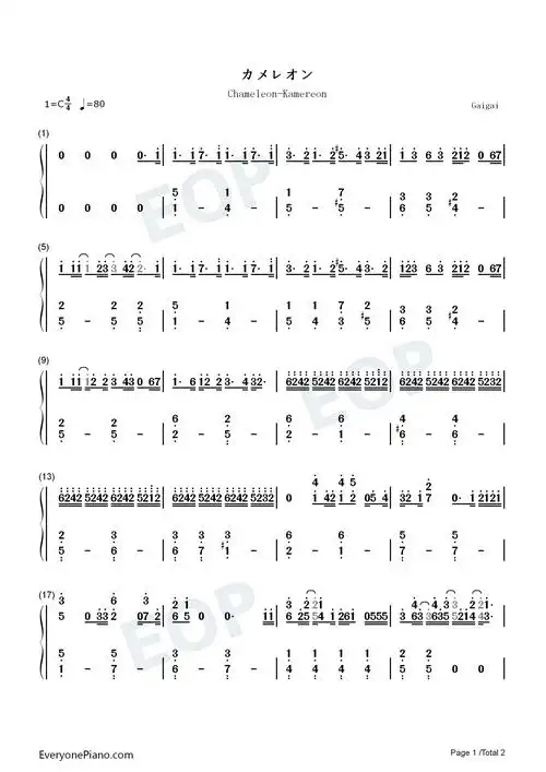 双手简谱,数字谱,midi,pdf)免费下载