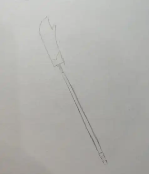 青龙偃月刀简笔画的画法图片