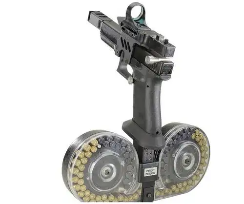 图集:美国生产的"奶罩"形弹鼓,枪管打红了子弹还没打完