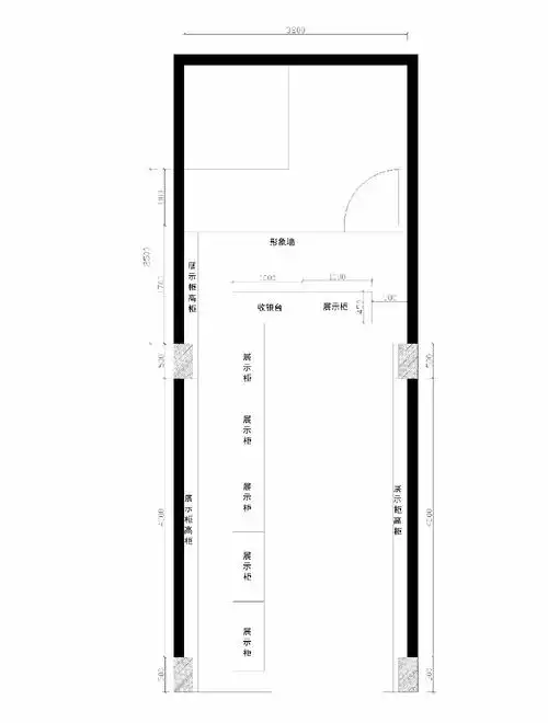 根据尺寸我们第一时间设计出平面图给商家确认,修改确认布局后我们
