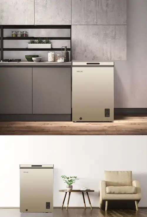 meiling/美菱 bc/bd-100dt 迷你小冰柜 家用商用冷冻冷藏卧式冷柜