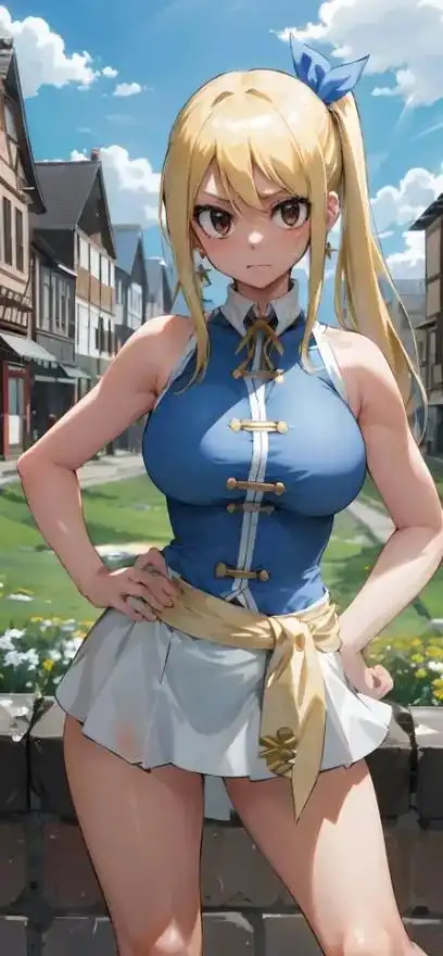 妖精的尾巴.妖精的尾巴露西·哈特菲利亚ai绘画#ai绘画 # - 抖音