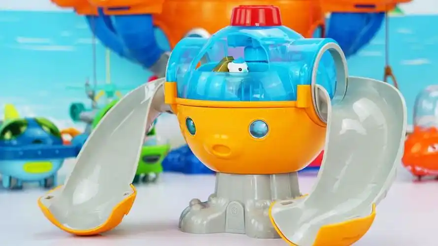 海底小纵队之章鱼堡疾速发射台 拆箱 试玩 玩具口袋