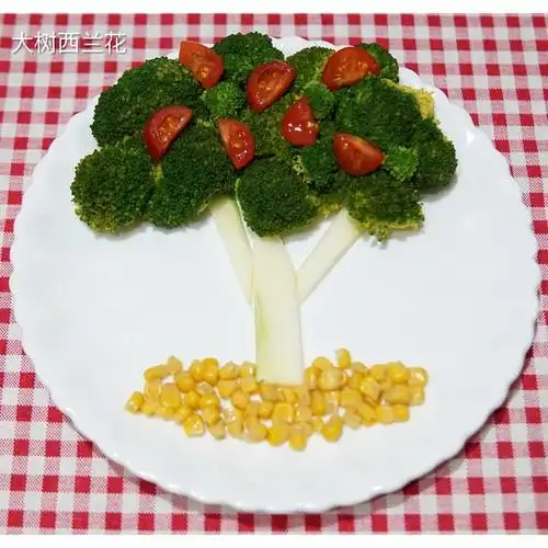 曦曦xixi做的大树西兰花