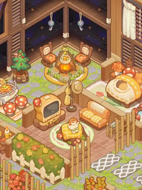 乌冬的旅店装修302森林小木屋