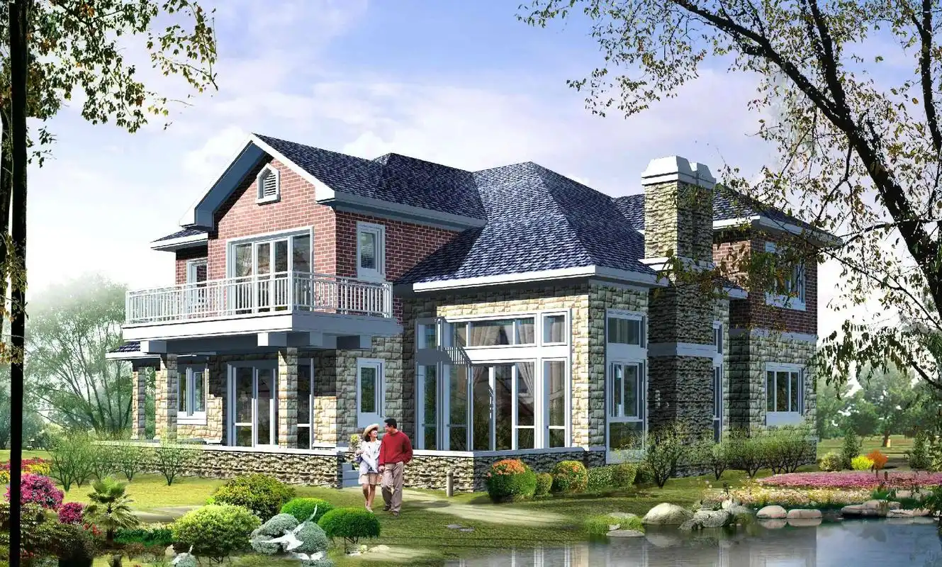 二层别墅,17.69×14.44米.本户型是二层独栋别墅,总 - 抖音