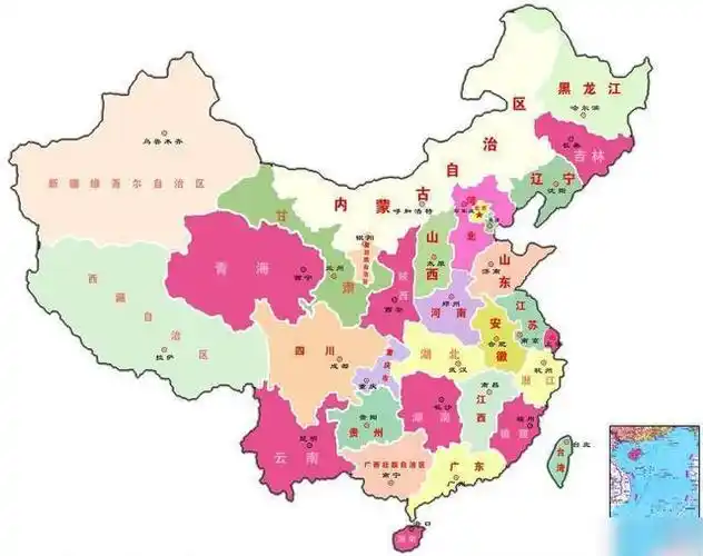 地图形状与发展的关系冀蒙辽粤鄂豫苏鲁皖九省区调整设想