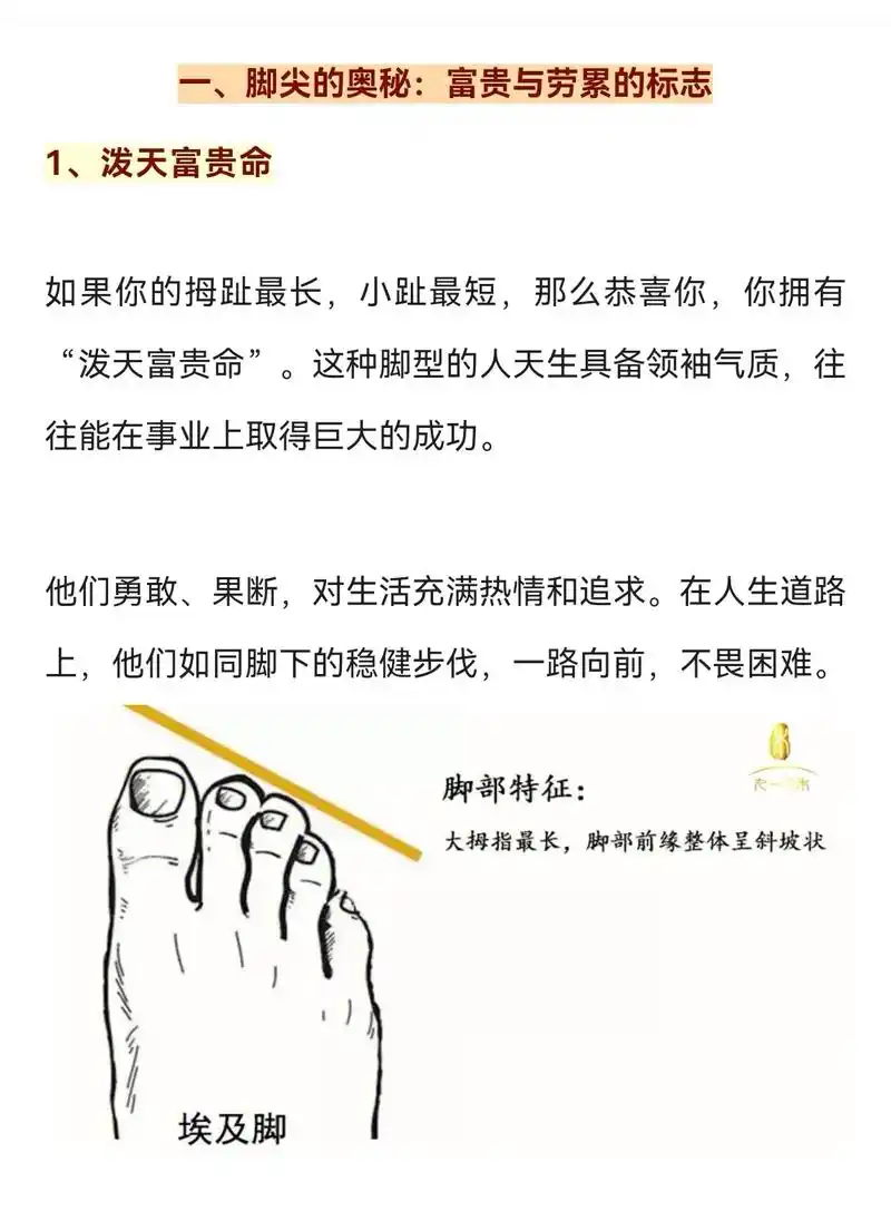 《看脚型,知道你是富贵,还是劳碌》每个人都有一双脚,这双脚 - 抖音