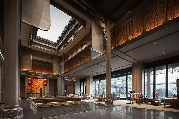 1300㎡中式会所满满的文化自豪