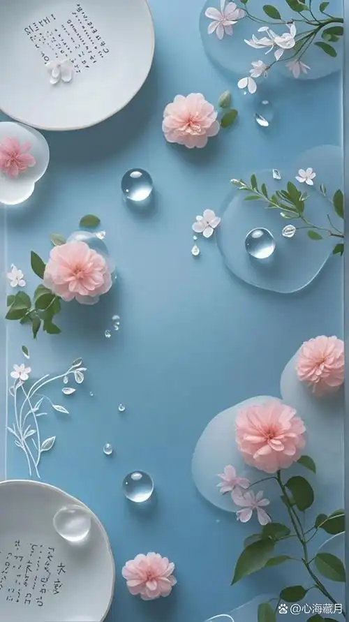 手机高清全屏壁纸,粉色梦幻意景 #壁纸