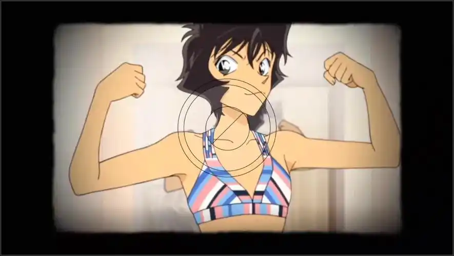 小兰的泳装秀柯南怎么把持得住#名侦探柯南 #动漫剪辑 #工藤新一