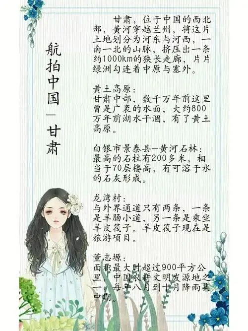 纪录片航拍中国甘肃