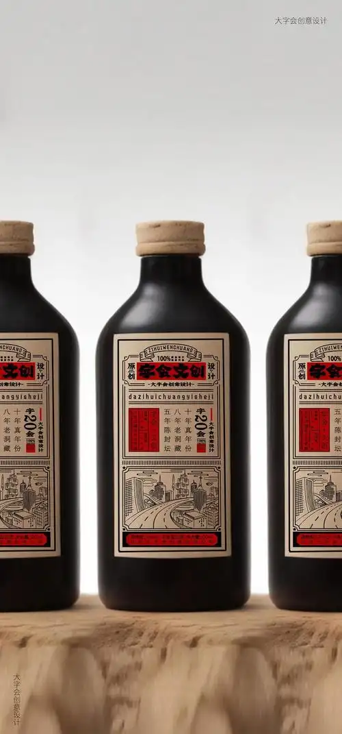 怀旧情怀与复古风格的完美结合,老酒包装设计大揭秘