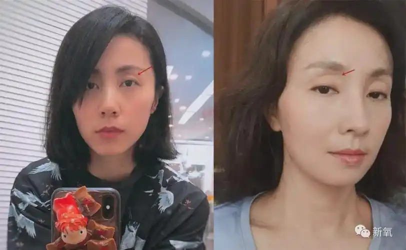 有人说她撞脸吕一,两个人很多角度都比较像.