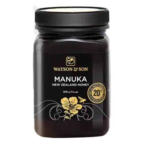 watson&son天然野生麦卢卡花蜂蜜 mgs20  500g/瓶