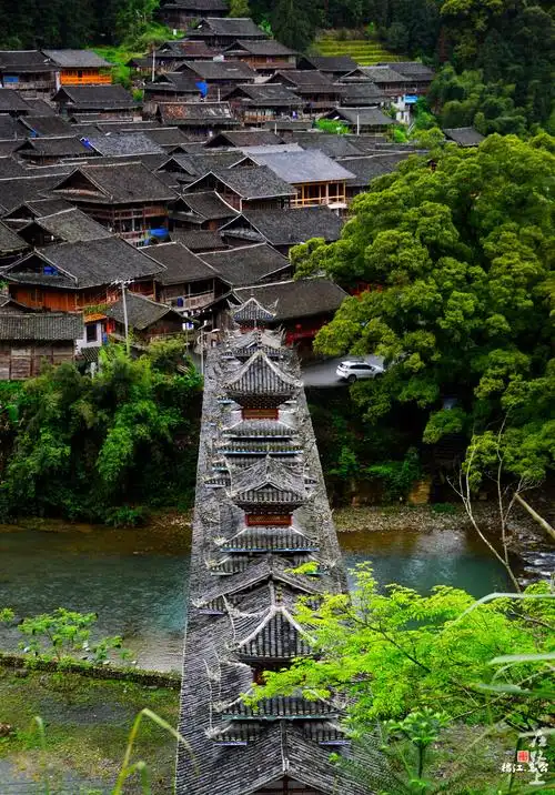 贵州黔东南州榕江县的古老传统村落乌公侗寨