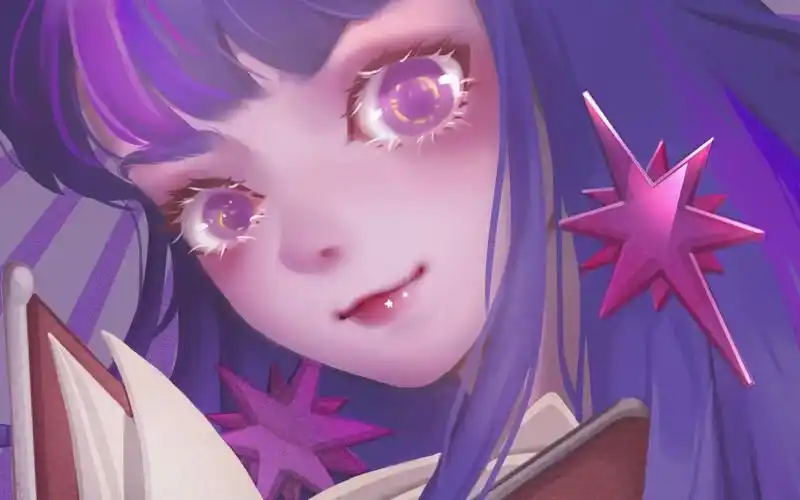 【绘画过程】小马宝莉拟人i暮光闪闪/紫悦twilight sparkle(白模起稿)