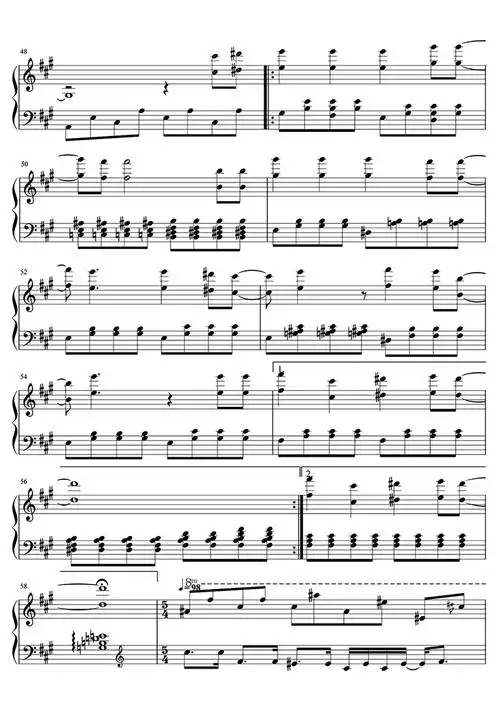 奇迹再现钢琴谱