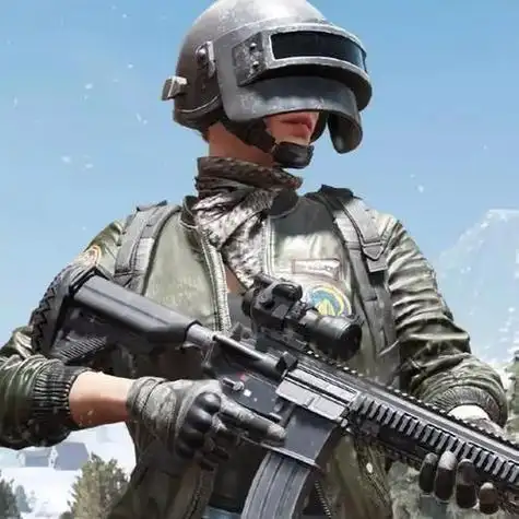 拿m4吃鸡头像图片