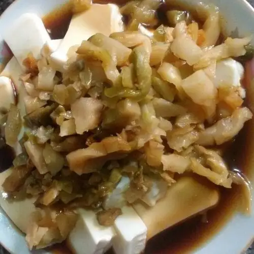 菜菜图做的榨菜拌豆腐